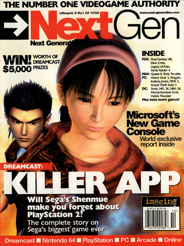 NextGen Issue 58 (October 1999) cover